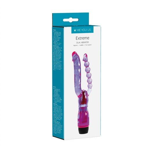 Me You Us Extreme Dual Vibrator Purple