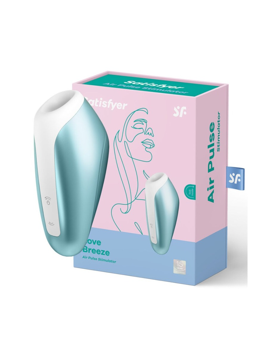 Satisfyer Love Breeze Air-Pulse Clitoris Stimulator Ice Blue