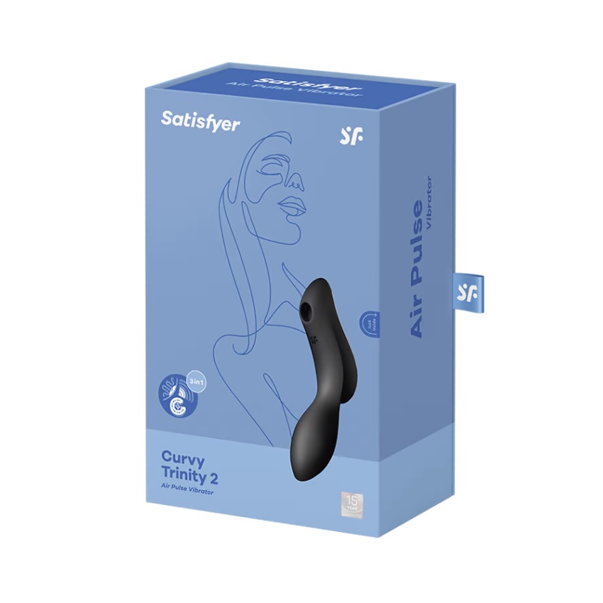 Satisfyer Curvy Trinity 2 Vibrator Black