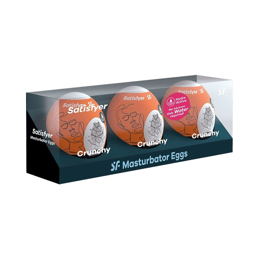 Satisfyer Masturbator Egg 3er Set Crunchy