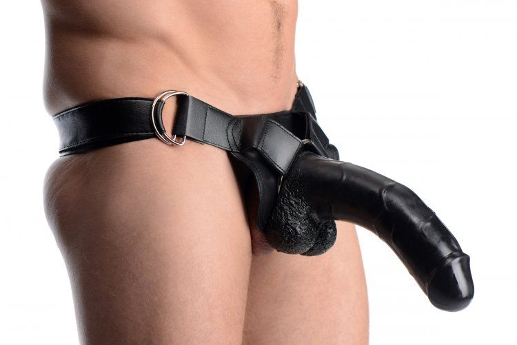 Master Series Infiltrator II Hollow Strap On with 10inch Dildo