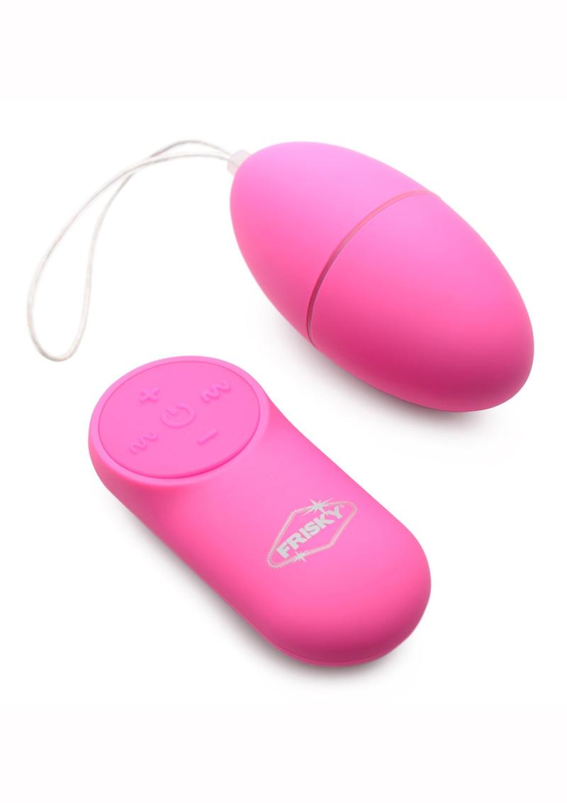 Frisky Scrambler 28X Vibrating Egg with Remote Control Pink