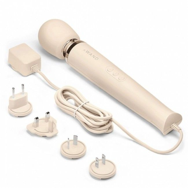 Le Wand Powerful Plug In Vibrating Massager Cream