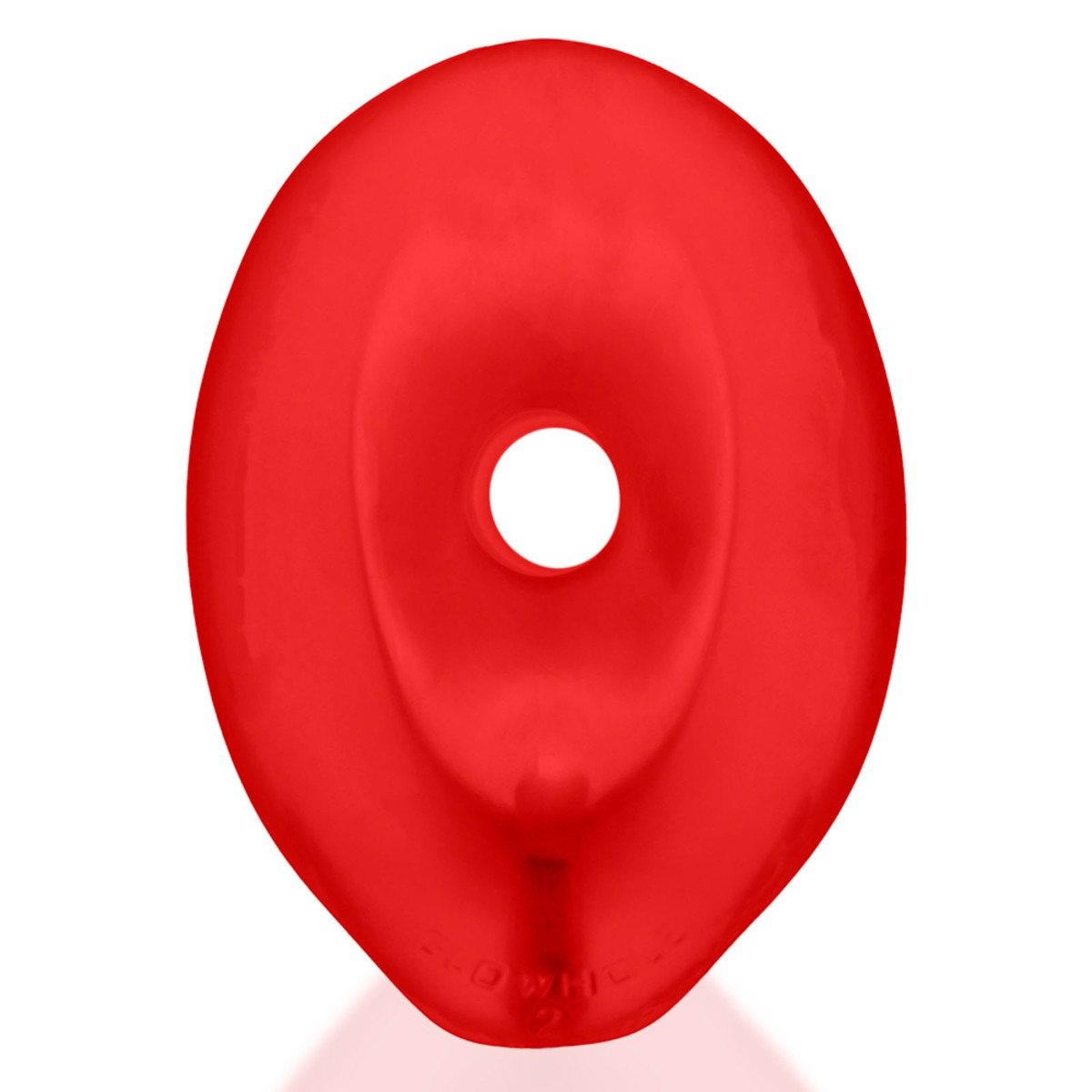 Oxballs Glowhole 2 Hollow Buttplug With LED Insert Red Morph Large