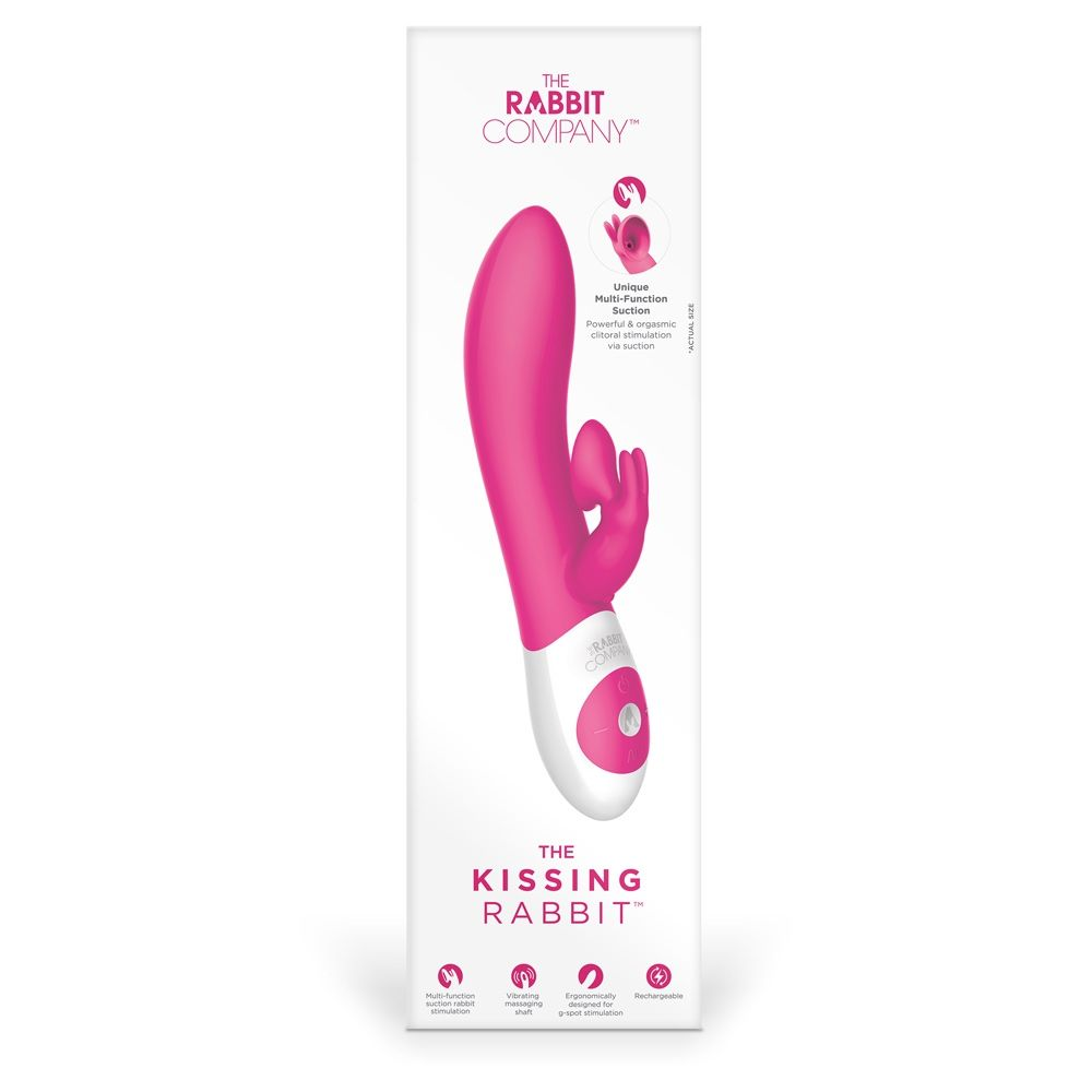 The Kissing Rabbit Hot Pink