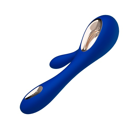 Lelo Soraya Wave Dual Action Vibrator Midnight Blue