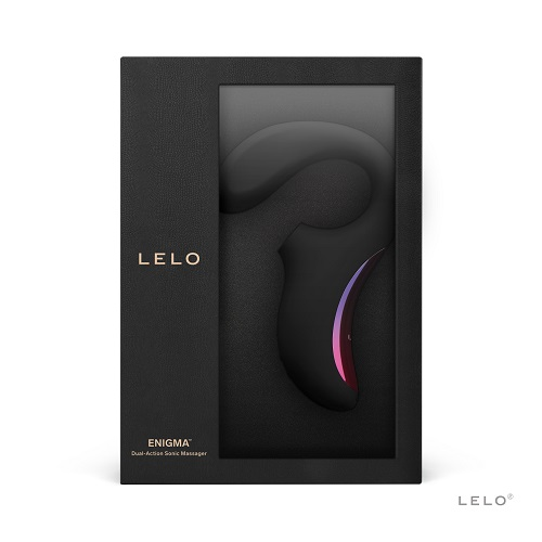 LELO Enigma Dual Stimulation Sonic Massager Black