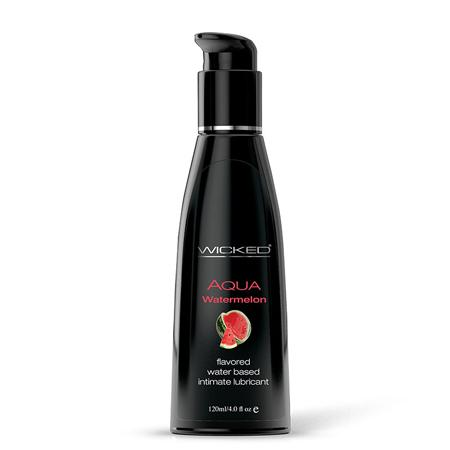 Wicked Aqua Flavored Lubricant Watermelon 4oz