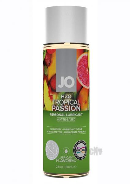 Jo H2o Flavored Tropical Passion Lubricant 2 Oz.