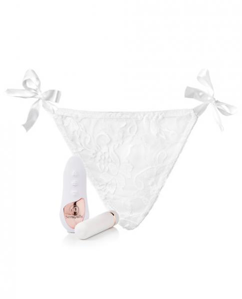 Nu Sensuelle Pleasure Panty Bullet w/Remote Control 15 Function - White