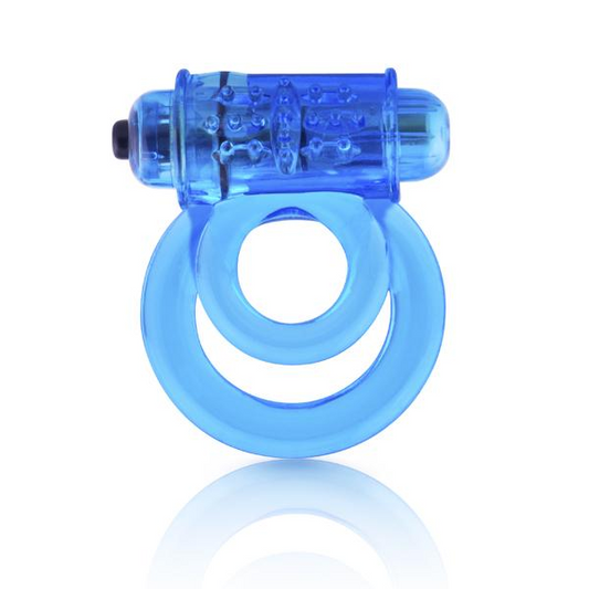 Screaming O DoubleO 6 Vibrating Double Cock Ring - Asst. Colors