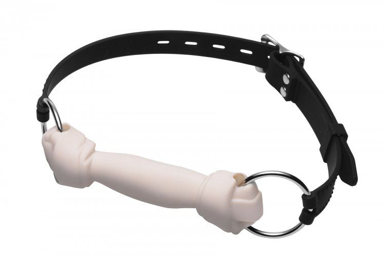 Tailz Puppy Play Set Silicone Bone Gag  Tail Anal Plug  & Collar