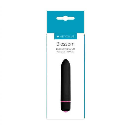 Me You Us Blossom 10 Mode Bullet Vibrator Black