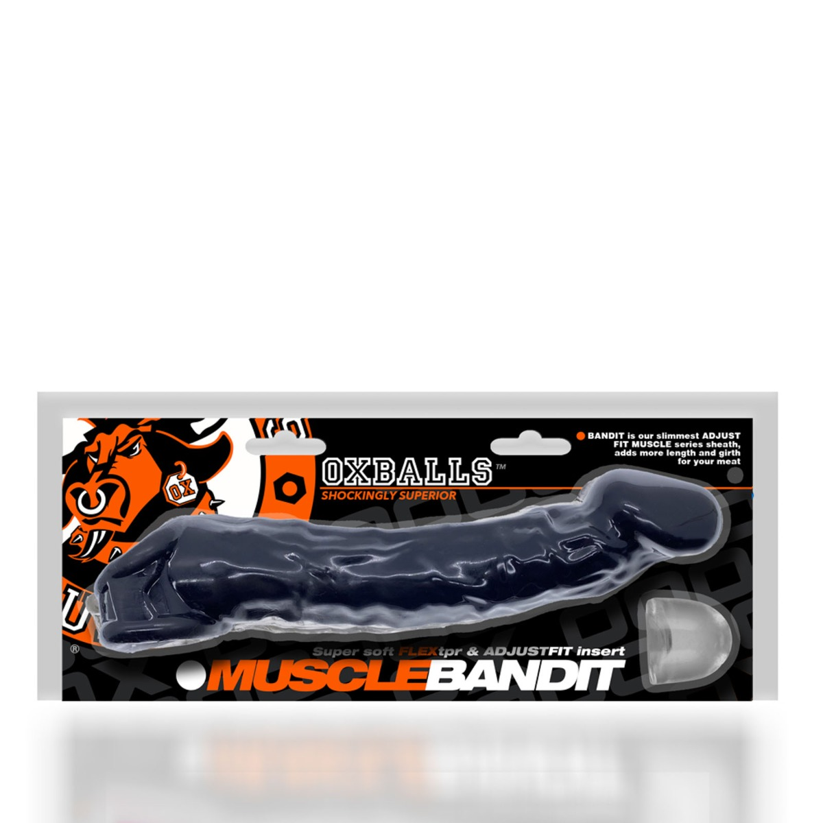 Oxballs Muscle Bandit Slimmest Muscle Cocksheath Black