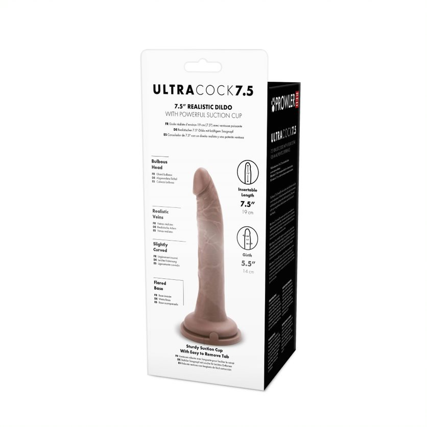 Prowler RED Ultra Cock 7.5 Dildo - Caramel