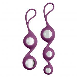 Cloud 9 Health & Wellness Borosilicate Kegel Training Set - Plum