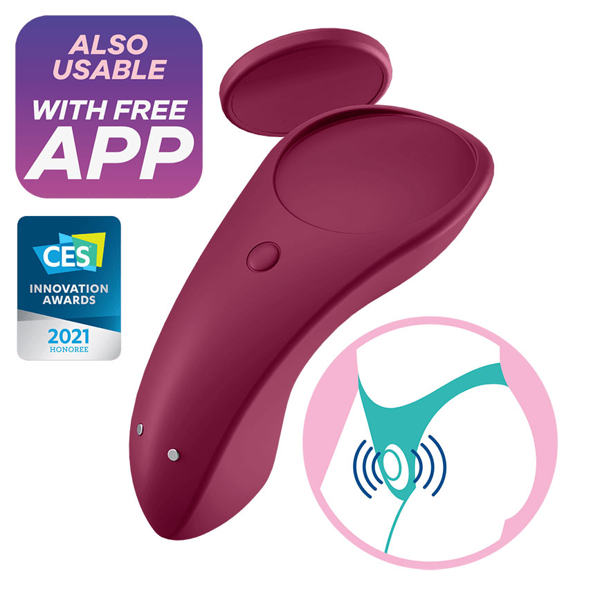 Satisfyer Sexy Secret Panty Vibrator Red