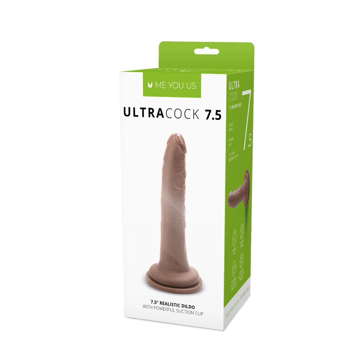 Me You Us Ultra Cock 7.5inch Caramel Realistic Dildo