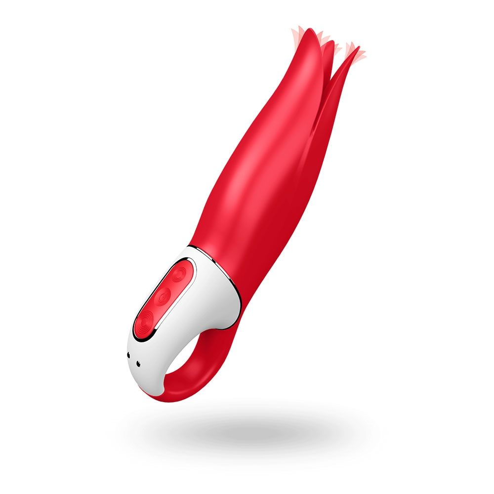 Satisfyer Vibes Power Flower Vibrator Red