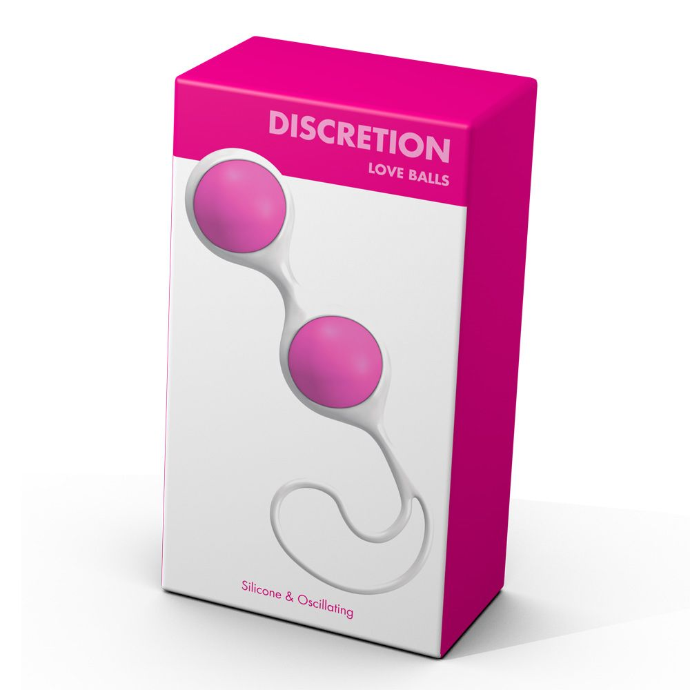 Minx Discretion Love Balls White Pink