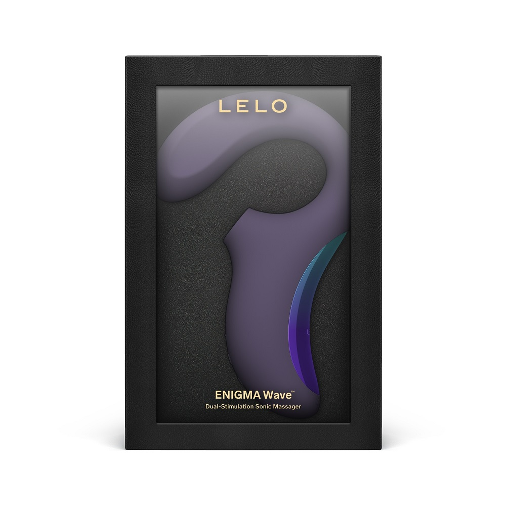 LELO Enigma Wave Dual Stimulation Sonic Massager Cyber Purple