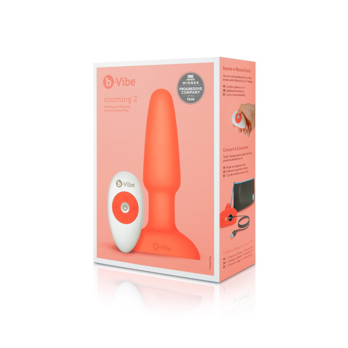 b-Vibe Rimming Plug Orange