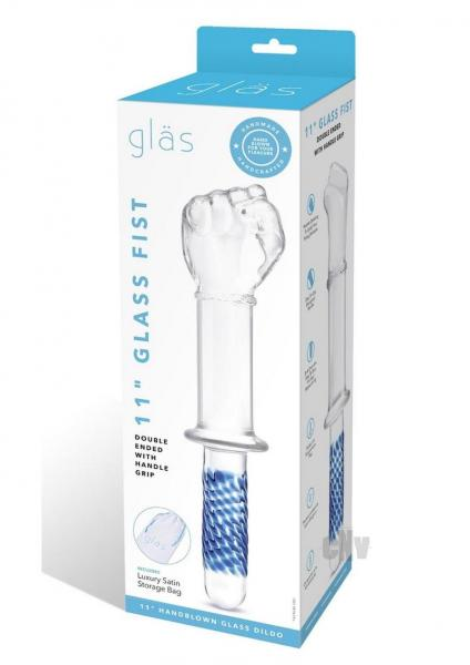 Glas 11 In. Glass Fist Double Ended With Handle Grip