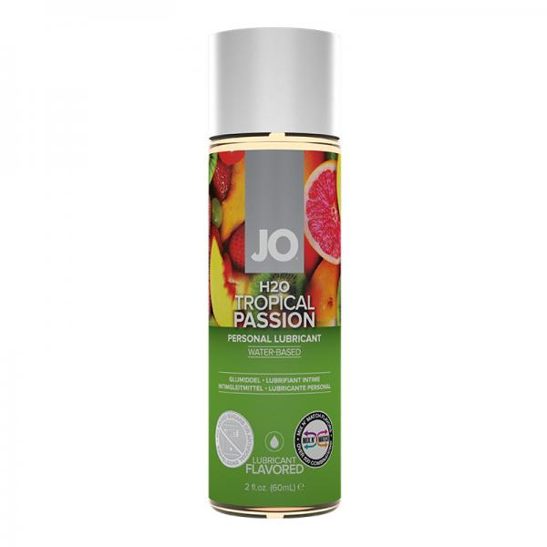 Jo H2o Flavored Tropical Passion Lubricant 2 Oz.