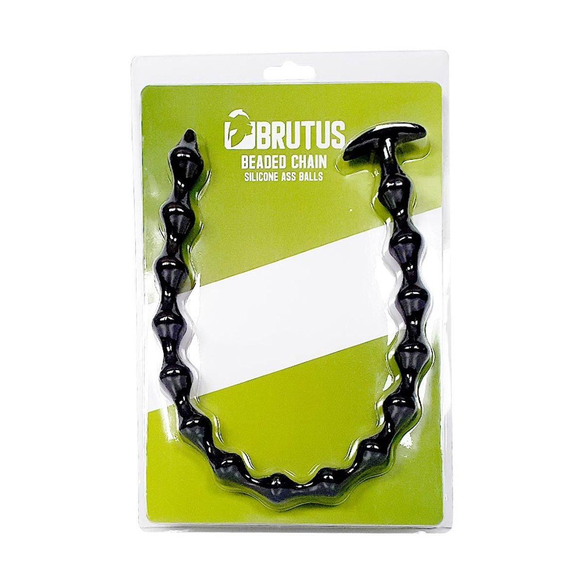 BRUTUS Beaded Chain - Silicone Ass Balls