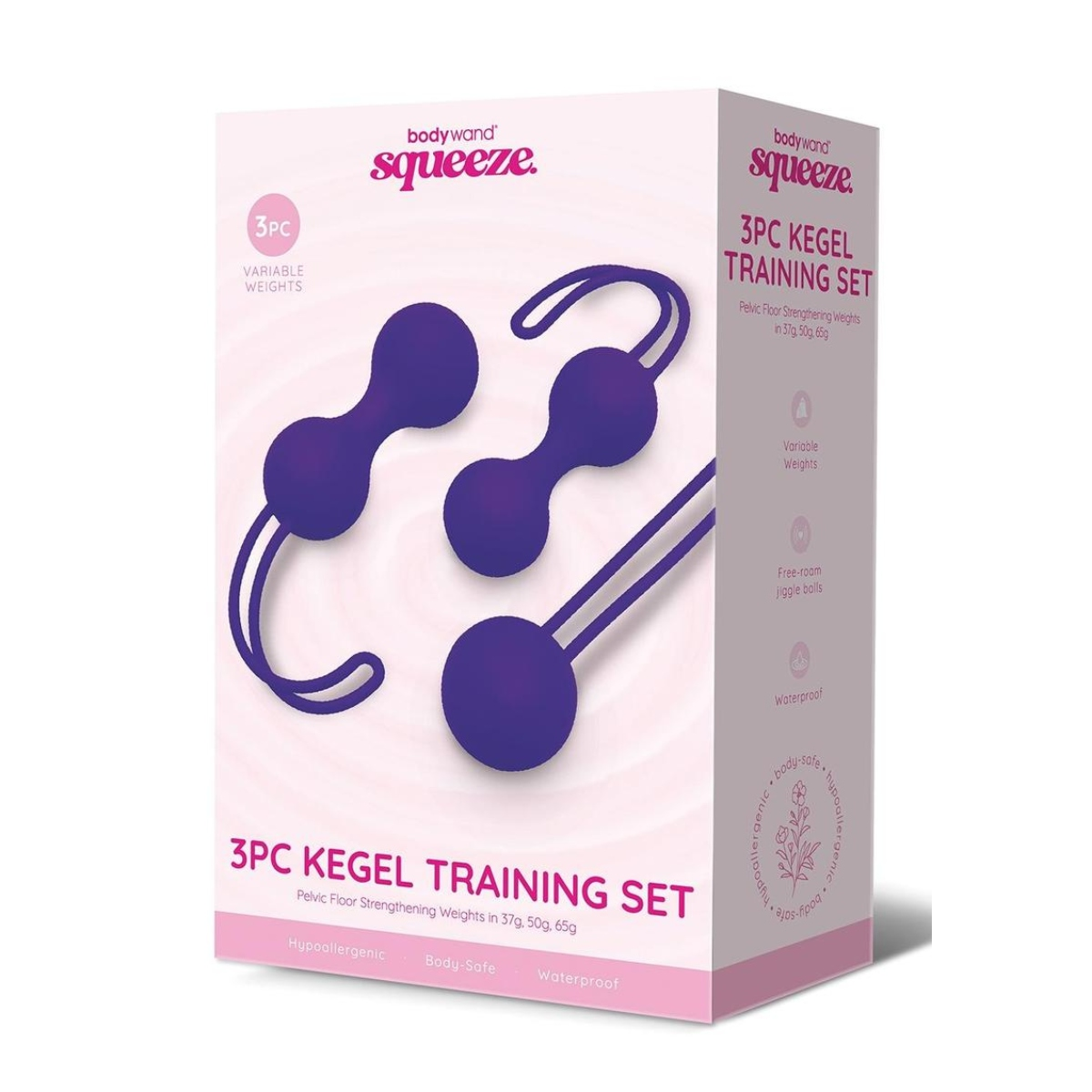 BODYWAND SQUEEZE KEGEL BALLS 37.5-65.5G