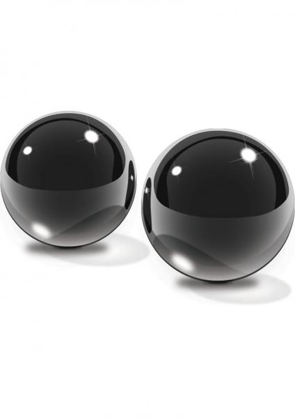 Fetish Fantasy Ltd. Ed. Medium Black Glass Ben-wa Balls