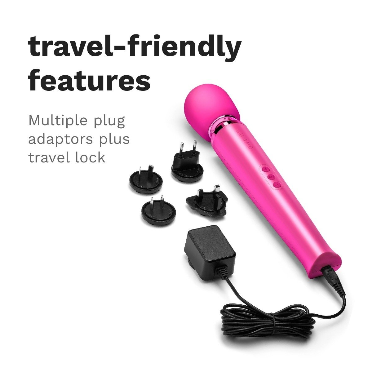 Le Wand Rechargeable Vibrating Massager Magenta