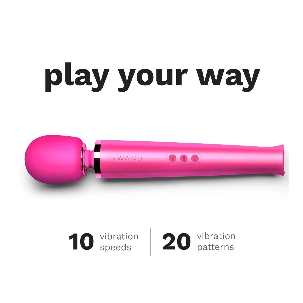 Le Wand Rechargeable Vibrating Massager Magenta