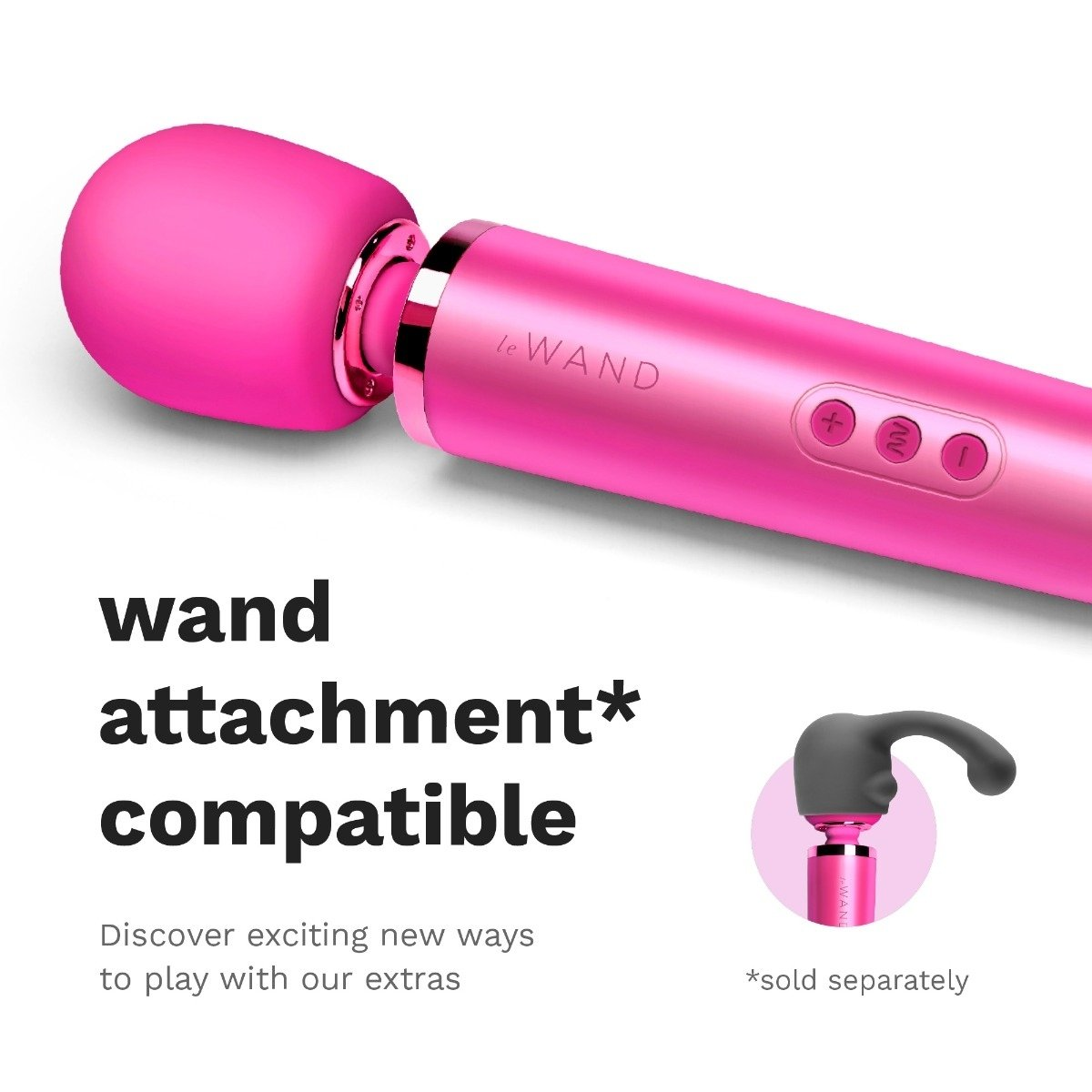 Le Wand Rechargeable Vibrating Massager Magenta