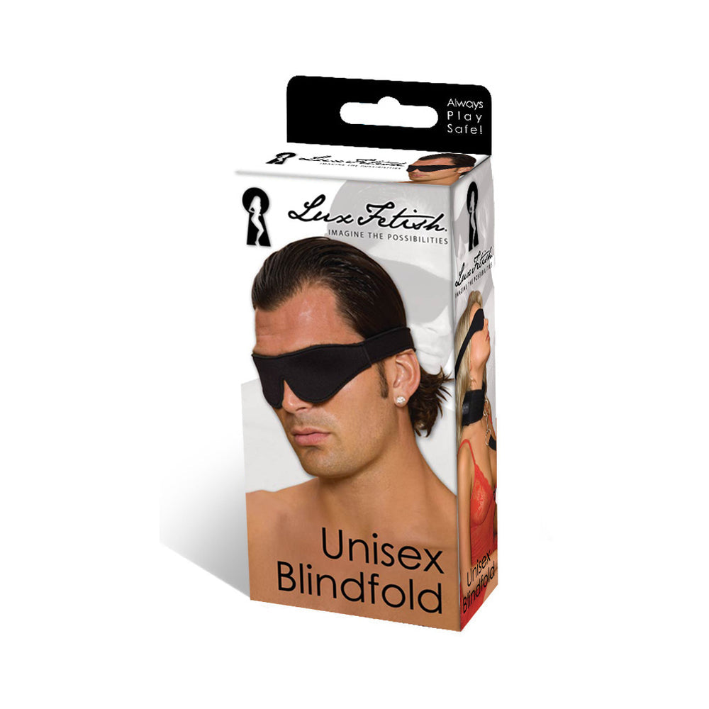 Lux Fetish Unisex Blindfold Black