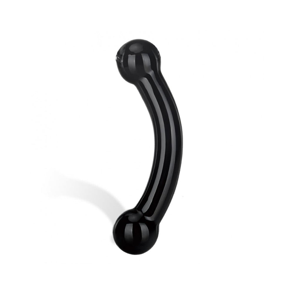 Glas Double Bull Black Dildo