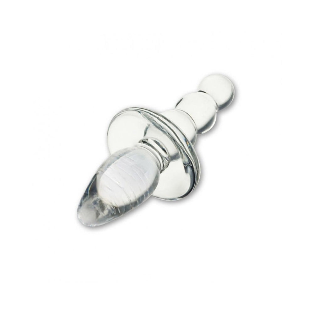 Glas Titus Beaded Butt Plug