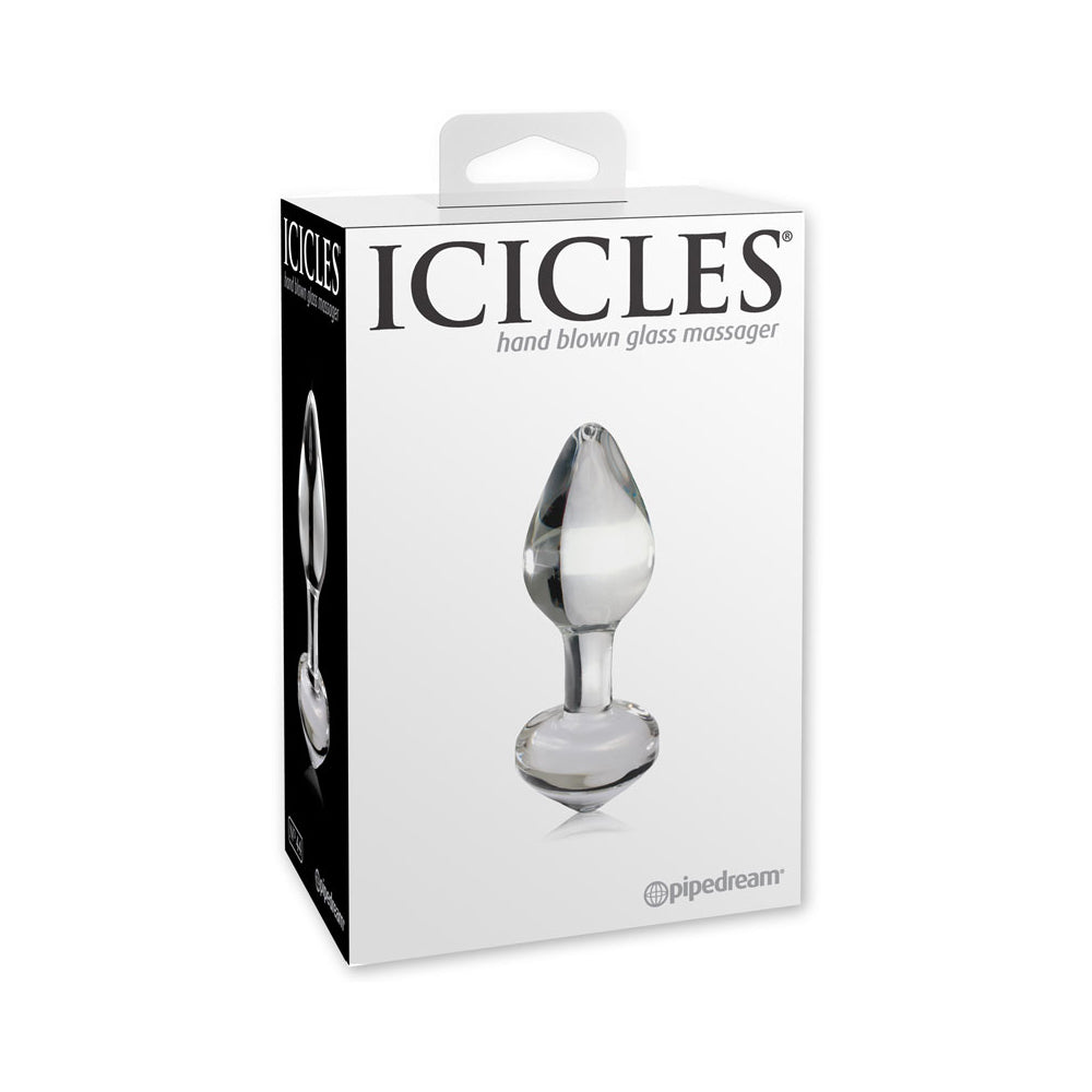 Icicles No. 44 Clear Butt Plug