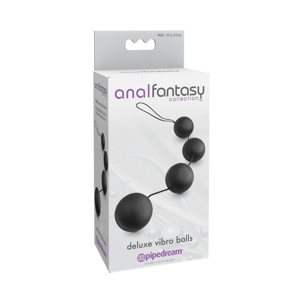 Anal Fantasy Deluxe Vibro Balls Black