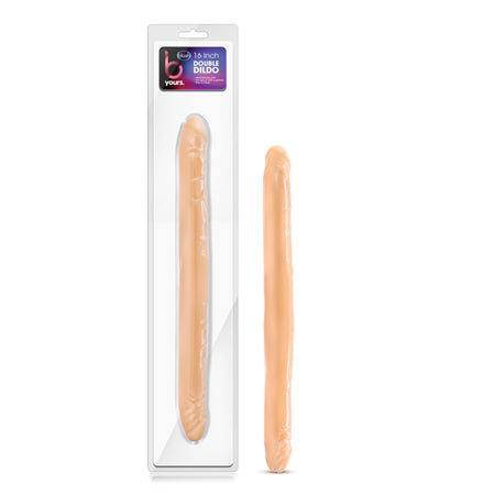 16`` Double Dildo Beige