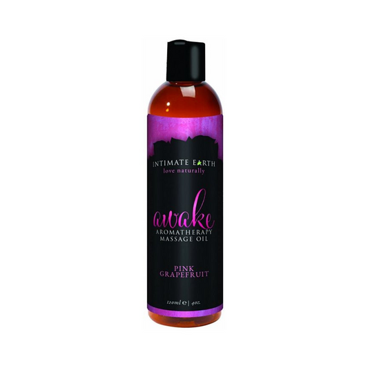 Intimate Earth Awake Massage Oil 4oz